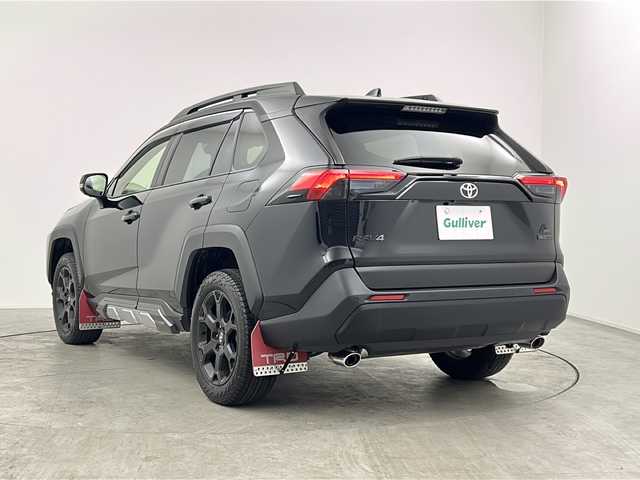 トヨタ ＲＡＶ４ アドベンチャー オフロードPKGⅡ 三重県 2023(令5)年 1.2万km アティチュードブラックマイカ 禁煙車　/パノラミックビューモニター　/ＢＳＭ　/純正デジタルインナーミラー（ドライブレコーダー機能付き）　/ＪＡＯＳプロテクター（フロント・サイド）　/ＥＴＣ2.0　/レザーシート　/シートヒーター・エアシート/純正１０．５インチナビ/AM/FM/BT/フルセグTV/USB/ルーフレール　　/クリアランスソナー　/パワーバックドア/ステアリングヒーター/TRDマッドフラップ/レーダークルーズコントロール/スペアキー有り