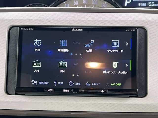 ダイハツ ムーヴ キャンバス G メイクアップ リミテッド　SAⅢ 山口県 2022(令4)年 7.1万km パールホワイトⅢ/ナチュラルベージュマイカメタリック 2トーン 社外SDナビ【AVN-RB87】/Bluetooth接続/CD、DVD、SD再生機能/AM/FM/バックカメラ/全周囲カメラ/両側パワースライドドア/シートヒーター【D席のみ】/ETC/アイドリングストップ/ステアリングスイッチ/スマートキー/プッシュスタート/パーキングアシスト/レーンキープアシスト/盗難防止装置/衝突被害軽減システム