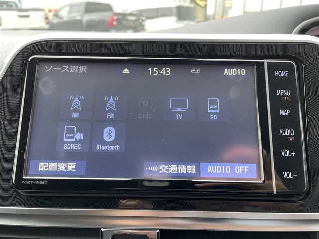 トヨタ シエンタ ハイブリッド G クエロ 茨城県 2019(平31)年 5.6万km ブラックマイカ 純正ナビ/【FM・AM・BT・TV】/クルーズコントロール/全方位カメラ/ETC/前後コーナーセンサー/両側パワースライド/純正アルミホイール/オートライト/LED/スマートキー/スペアキー有/純正フロアマット/ハーフレザーシート