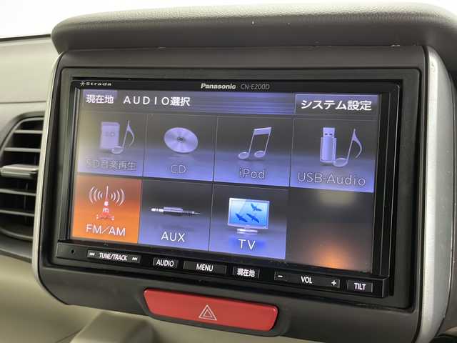 ホンダ Ｎ ＢＯＸ G Lパッケージ 千葉県 2014(平26)年 5.7万km スマートブラック 禁煙車　/純正ナビ　/ＡＭ　ＦＭ　ＣＤ　ワンセグ　/片側パワースライドドア　/バックカメラ　/ＥＴＣ　/ヘッドライトレベライザー　/ステアリングリモコン　/電格ミラー　/純正アルミホイール　/フロアマット　/横滑り防止