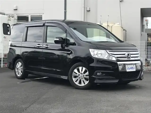ホンダ ステップワゴン スパーダ Z 栃木県 2012(平24)年 7.7万km プレミアムブラキッシュパール 株)IDOMが運営する【じしゃロン小山店】の自社ローン専用車両になります。こちらは現金またはオートローンご利用時の価格です。自社ローンご希望の方は別途その旨お申付け下さい//禁煙車/純正フルセグナビ/（CD/DVD/AM/FMラジオ）/(Bluetooth)/スマートキー/バックカメラ/ＥＴＣ/両側パワースライドドア/パドルシフト/ステアリングリモコン/電動格納ドアミラー/パワーウインドウ/防眩ミラー/オートライト