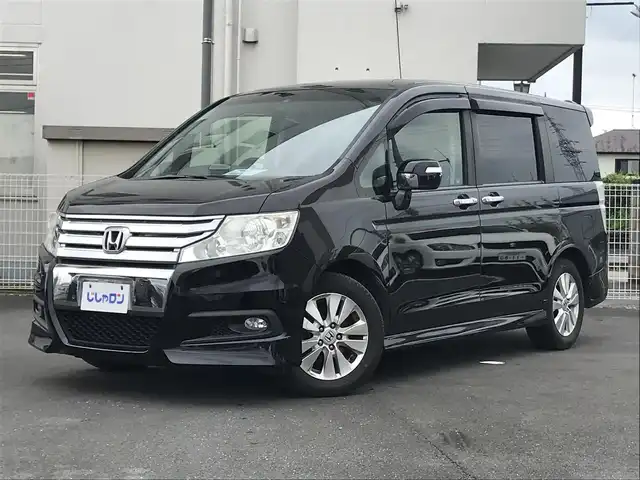 ホンダ ステップワゴン スパーダ Z 栃木県 2012(平24)年 7.7万km プレミアムブラキッシュパール 株)IDOMが運営する【じしゃロン小山店】の自社ローン専用車両になります。こちらは現金またはオートローンご利用時の価格です。自社ローンご希望の方は別途その旨お申付け下さい//禁煙車/純正フルセグナビ/（CD/DVD/AM/FMラジオ）/(Bluetooth)/スマートキー/バックカメラ/ＥＴＣ/両側パワースライドドア/パドルシフト/ステアリングリモコン/電動格納ドアミラー/パワーウインドウ/防眩ミラー/オートライト