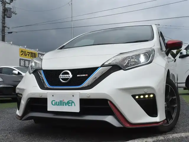 日産 ノート e－パワー ニスモ 神奈川県 2017(平29)年 4万km パール ワンオーナー/純正メモリナビ/アラウンドビューカメラ/フルセグテレビ/スマートルームミラー/プッシュスタート/インテリジェントキー/ETC/ドライブレコーダー/保証書/取説/ナビ説/記録(H.30.R.2.4.5.6)/スペアインテリキー