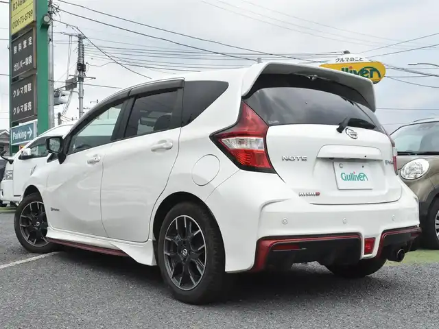 日産 ノート e－パワー ニスモ 神奈川県 2017(平29)年 4万km パール ワンオーナー/純正メモリナビ/アラウンドビューカメラ/フルセグテレビ/スマートルームミラー/プッシュスタート/インテリジェントキー/ETC/ドライブレコーダー/保証書/取説/ナビ説/記録(H.30.R.2.4.5.6)/スペアインテリキー