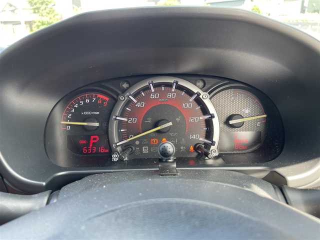 ダイハツ コペン エクスプレイ 富山県 2017(平29)年 6.4万km マタドールレッドP ７インチＳＤナビ/フルセグＴＶ/Ｂｌｕｅｔｏｏｔｈ／/ＤＶＤ再生／/バックカメラ／/スマートキー／/純正スポーツマフラー／/ドライブレコーダー／/ＥＴＣ／/プッシュスタートエンジン／/シートヒーター