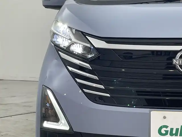 日産 デイズ HWS X プロパイロットED 福島県 2025(令7)年 0.1万km 青 純正９型ナビ（ＢＴ，フルセグＴＶ）　/アラウンドビューモニター　/ＥＴＣ２．０　/ナビ連動前後ドライブレコーダー　/プロパイロット　/コーナーセンサー　/エマージェンシーブレーキ　/レーンキープ　/ＢＳＷ　/先行車発進お知らせ　/道路標識表示　/アイドリングストップ　/純正１４インチアルミホイール　/LEDヘッドライト