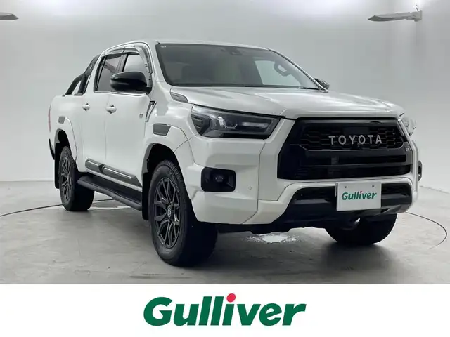 トヨタ ハイラックス Z GRスポーツ 福井県 2022(令4)年 2.1万km スーパーホワイトⅡ 純正ディスプレイオーディオ/【AM/FM/Bluetooth/フルセグTV】/全方位カメラ/ETC/衝突軽減ブレーキ/クルーズコントロール/車線逸脱警報機能/プッシュスタート/スマートキー/スペアキー/オートライト/LEDヘッドライド/LEDフォグライト/コーナーセンサー/アイドリングストップ