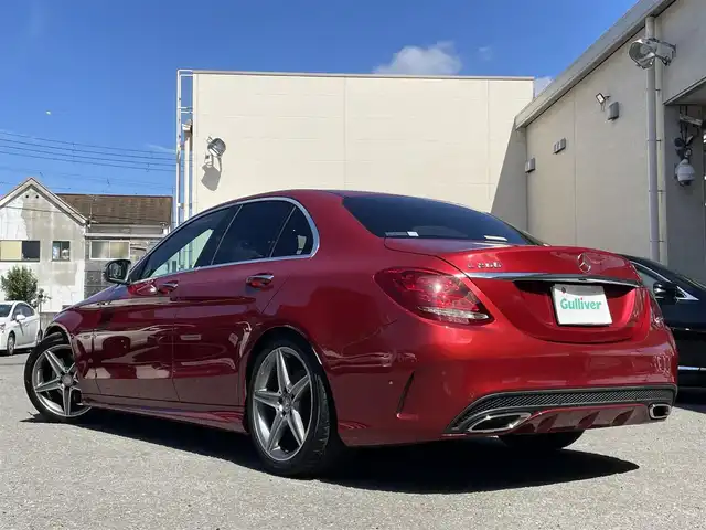 メルセデス・ベンツ Ｃ２００ アバンギャルド AMGライン 和歌山県 2014(平26)年 4万km ヒヤシンスレッド レーダーセーフティパッケージ/ステアリングアシスト/ACC/LKA/BSA/HUD/エアマティックサスペンション/純正メーカーナビ・フルセグTV・CD・DVD/　Bluetooth・USB/バックカメラ/前席パワーシート・シートヒーター/クリアランスソナー/ドライブレコーダー/スマートキー/スペアキー/保証書/取扱説明書