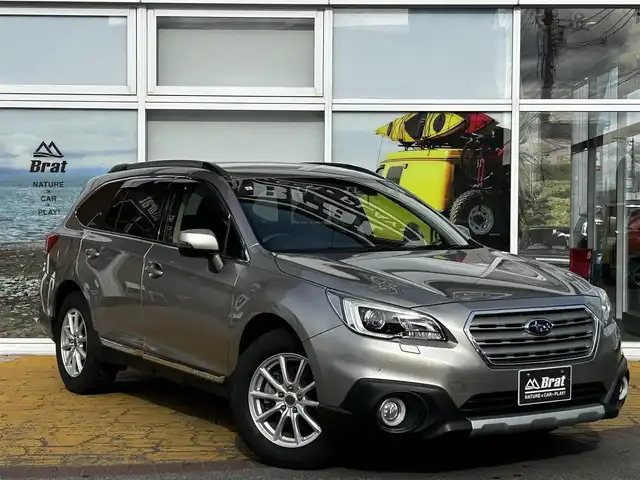 スバル アウトバック リミテッド 道北・旭川 2015(平27)年 1.4万km タングステンM 純正8インチナビ/バックカメラ/フルセグTV/レザーシート/前席パワーシート/前席シートヒーター/パワーバックドア/プッシュスタート/スマートキー/ETC