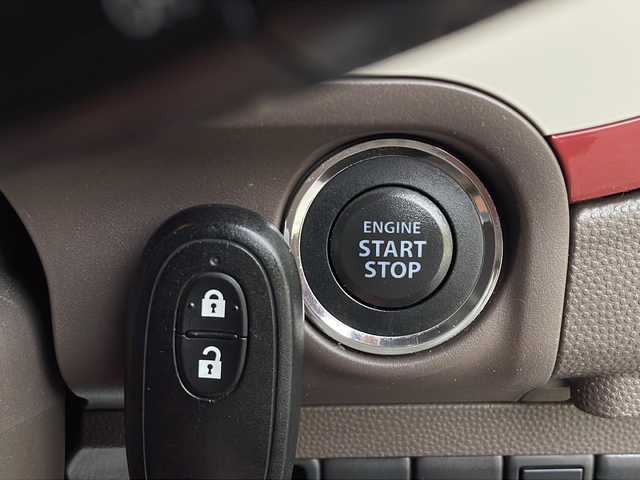 スズキ ラパン ショコラ X 福島県 2014(平26)年 6.8万km シャンパンピンクPM ワンオーナー　純正メモリナビ(ワンセグTV/CD/DVD/SD/AM/FM)　レザーシート　革巻きステアリング　アイドリングストップ　ＩＳＯＦＩＸ　オートライト　ドアバイザー　電動格納ミラー  ウィンカーミラー ＨＩＤヘッドライト　スマートキー　スペアキー×１　取扱説明書　保証書