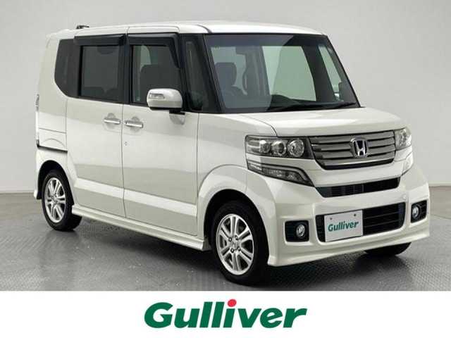 ホンダ Ｎ ＢＯＸ カスタム G Lパッケージ 兵庫県 2012(平24)年 8.2万km プレミアムホワイトパール 社外SDナビ(CD/DVD/SD/Bluetooth/フルセグTV)/両側パワースライドドア/ETC/純正フロアマット/純正14インチアルミホイール/HIDヘッドライト/フォグランプ/スペアキー/スマートキー/オートライト/プッシュスタート/保証書/取扱説明書