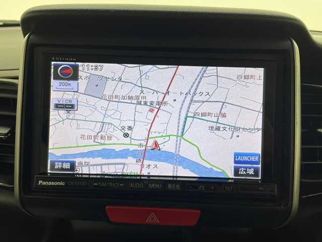 ホンダ Ｎ ＢＯＸ カスタム G Lパッケージ 兵庫県 2012(平24)年 8.2万km プレミアムホワイトパール 社外SDナビ(CD/DVD/SD/Bluetooth/フルセグTV)/両側パワースライドドア/ETC/純正フロアマット/純正14インチアルミホイール/HIDヘッドライト/フォグランプ/スペアキー/スマートキー/オートライト/プッシュスタート/保証書/取扱説明書