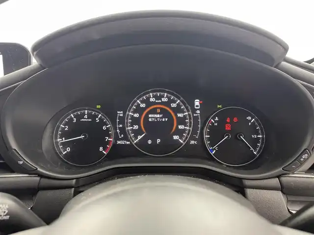 マツダ マツダ３ファストバック 15S ツーリング 福井県 2019(令1)年 3.5万km ソウルレッドクリスタルM 純正ナビ　/ＣＤ　ＤＶＤ　ＢＴ　フルセグＴＶ　/ＵＳＢ　/ＨＤＭＩ　/バックカメラ　/レーダークルーズコントロール　/コーナーセンサー　/ヘッドアップディスプレイ/電動パーキングブレーキ　/オートライト /ビルトインETC/スペアキー/前方ドライブレコーダー