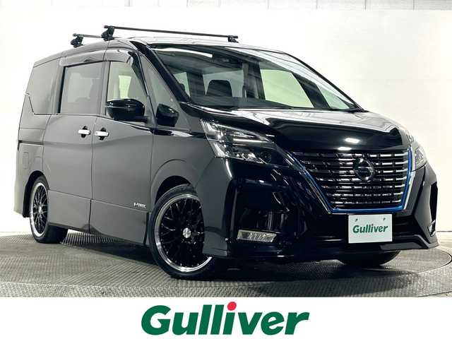 日産 セレナ e－パワー ハイウェイスター V 大阪府 2020(令2)年 4.4万km ダイヤモンドブラック ProPILOT 純正10incナビ(フルセグ/DVD再生/Bluetooth) 360カメラ ETC 後席モニター 革シート 衝突軽減 レーダークルコン クリアランスソナー パークアシスト ドラレコ