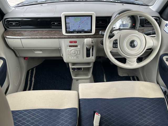 スズキ ラパン モード 静岡県 2020(令2)年 2.3万km ノクターンブルーパール/ホワイト 2トーンルーフ 純正SDナビ/・CD/・DVD/・フルセグTV/・Bluetooth/主要装備/・衝突軽減/・レーンキープ/・全方位カメラ/・コーナーセンサー/・シートヒーター/・ETC/・前方ドラレコ/・純正フロアマット/・ステアリングリモコン/・スマートキー/・プッシュスタート