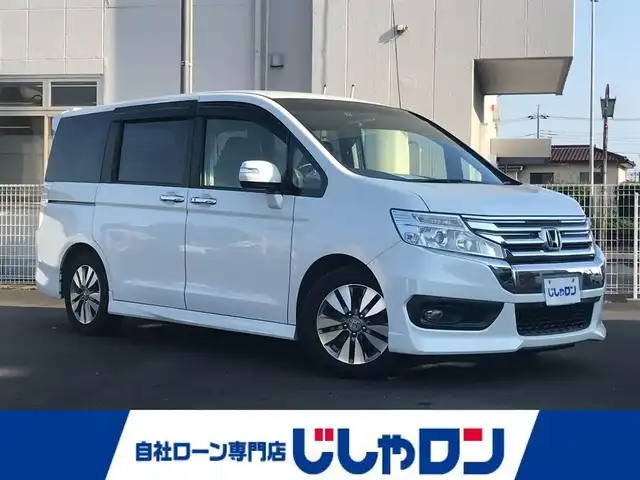 ホンダ ステップワゴン スパーダ Z インターナビセレ 栃木県 2012(平24)年 8万km ホワイトオーキッドパール 株)IDOMが運営する【じしゃロン小山店】の自社ローン専用車両になります。こちらは現金またはオートローンご利用時の価格です。自社ローンご希望の方は別途その旨お申付け下さい//純正フルセグナビ/（CD/DVD/AM/FMラジオ）/スマートキー/バックカメラ/ＥＴＣ/両側パワースライドドア/フリップダウンモニター/ドライブレコーダー/パドルシフト/ステアリングリモコン/電動格納ドアミラー/パワーウインドウ/防眩ミラー/オートライト