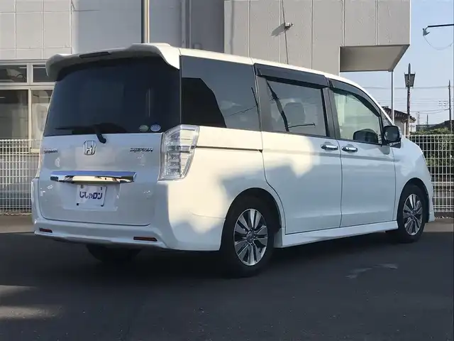 ホンダ ステップワゴン スパーダ Z インターナビセレ 栃木県 2012(平24)年 8万km ホワイトオーキッドパール 株)IDOMが運営する【じしゃロン小山店】の自社ローン専用車両になります。こちらは現金またはオートローンご利用時の価格です。自社ローンご希望の方は別途その旨お申付け下さい//純正フルセグナビ/（CD/DVD/AM/FMラジオ）/スマートキー/バックカメラ/ＥＴＣ/両側パワースライドドア/フリップダウンモニター/ドライブレコーダー/パドルシフト/ステアリングリモコン/電動格納ドアミラー/パワーウインドウ/防眩ミラー/オートライト
