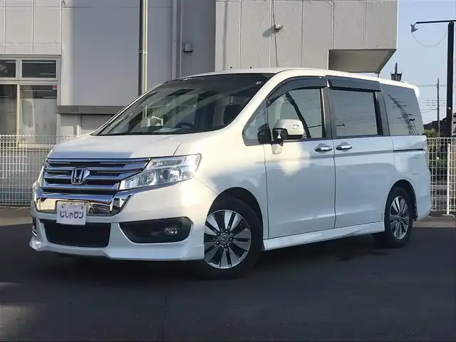 ホンダ ステップワゴン スパーダ Z インターナビセレ 栃木県 2012(平24)年 8万km ホワイトオーキッドパール 株)IDOMが運営する【じしゃロン小山店】の自社ローン専用車両になります。こちらは現金またはオートローンご利用時の価格です。自社ローンご希望の方は別途その旨お申付け下さい//純正フルセグナビ/（CD/DVD/AM/FMラジオ）/スマートキー/バックカメラ/ＥＴＣ/両側パワースライドドア/フリップダウンモニター/ドライブレコーダー/パドルシフト/ステアリングリモコン/電動格納ドアミラー/パワーウインドウ/防眩ミラー/オートライト