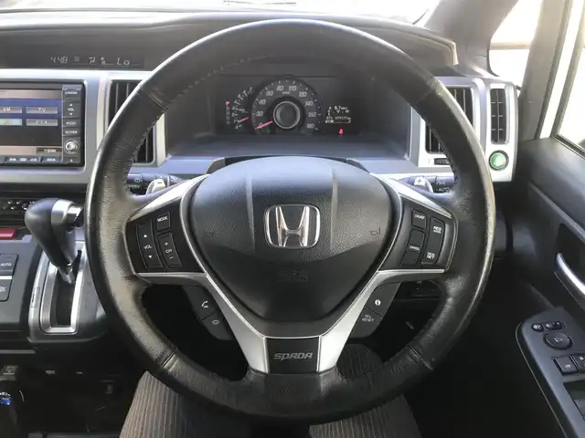 ホンダ ステップワゴン スパーダ Z インターナビセレ 栃木県 2012(平24)年 8万km ホワイトオーキッドパール 株)IDOMが運営する【じしゃロン小山店】の自社ローン専用車両になります。こちらは現金またはオートローンご利用時の価格です。自社ローンご希望の方は別途その旨お申付け下さい//純正フルセグナビ/（CD/DVD/AM/FMラジオ）/スマートキー/バックカメラ/ＥＴＣ/両側パワースライドドア/フリップダウンモニター/ドライブレコーダー/パドルシフト/ステアリングリモコン/電動格納ドアミラー/パワーウインドウ/防眩ミラー/オートライト