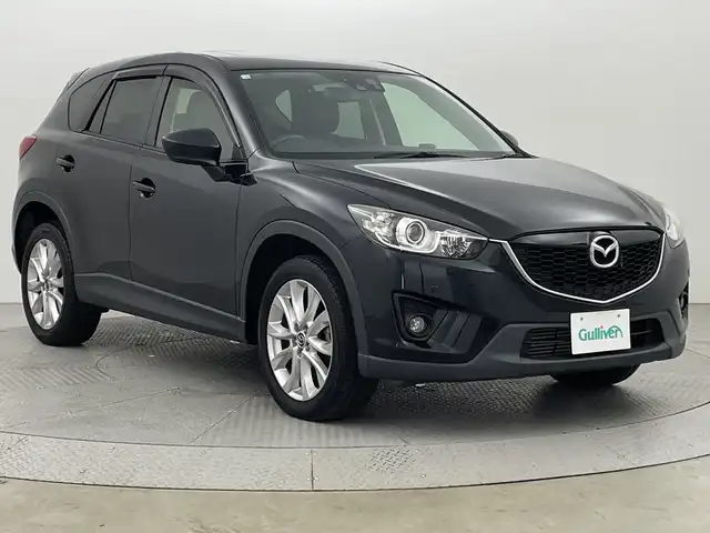 マツダ ＣＸ－５ XD Lパッケージ 新潟県 2014(平26)年 6.7万km ジェットブラックマイカ ４WD/サンルーフ/i-ACTIVSENSE/社外SDナビ/　　AM/FM/BT/CD/バック/サイドモニター/クルーズコントロール/HIDオートライト/前席シートヒーター/純正19インチアルミホイール付/アイドリングストップ/デジタルインナーミラー/フロアマット/ドアバイザー/スペアキー/スマートキー/ETC