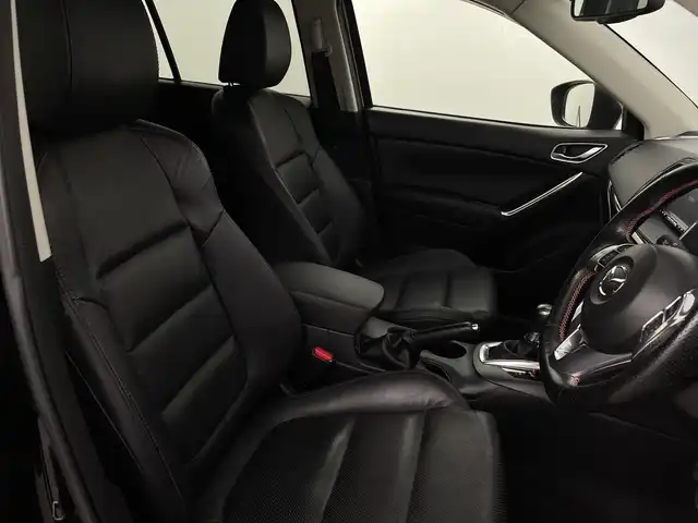 マツダ ＣＸ－５ XD Lパッケージ 新潟県 2014(平26)年 6.7万km ジェットブラックマイカ ４WD/サンルーフ/i-ACTIVSENSE/社外SDナビ/　　AM/FM/BT/CD/バック/サイドモニター/クルーズコントロール/HIDオートライト/前席シートヒーター/純正19インチアルミホイール付/アイドリングストップ/デジタルインナーミラー/フロアマット/ドアバイザー/スペアキー/スマートキー/ETC
