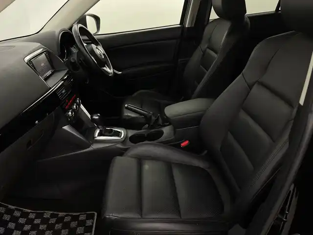 マツダ ＣＸ－５ XD Lパッケージ 新潟県 2014(平26)年 6.7万km ジェットブラックマイカ ４WD/サンルーフ/i-ACTIVSENSE/社外SDナビ/　　AM/FM/BT/CD/バック/サイドモニター/クルーズコントロール/HIDオートライト/前席シートヒーター/純正19インチアルミホイール付/アイドリングストップ/デジタルインナーミラー/フロアマット/ドアバイザー/スペアキー/スマートキー/ETC