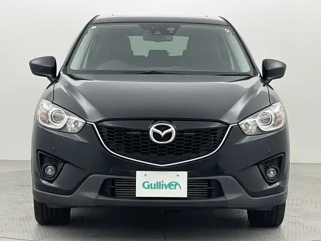 マツダ ＣＸ－５ XD Lパッケージ 新潟県 2014(平26)年 6.7万km ジェットブラックマイカ ４WD/サンルーフ/i-ACTIVSENSE/社外SDナビ/　　AM/FM/BT/CD/バック/サイドモニター/クルーズコントロール/HIDオートライト/前席シートヒーター/純正19インチアルミホイール付/アイドリングストップ/デジタルインナーミラー/フロアマット/ドアバイザー/スペアキー/スマートキー/ETC