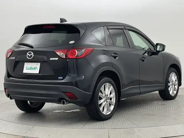 マツダ ＣＸ－５ XD Lパッケージ 新潟県 2014(平26)年 6.7万km ジェットブラックマイカ ４WD/サンルーフ/i-ACTIVSENSE/社外SDナビ/　　AM/FM/BT/CD/バック/サイドモニター/クルーズコントロール/HIDオートライト/前席シートヒーター/純正19インチアルミホイール付/アイドリングストップ/デジタルインナーミラー/フロアマット/ドアバイザー/スペアキー/スマートキー/ETC