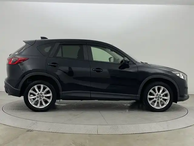 マツダ ＣＸ－５ XD Lパッケージ 新潟県 2014(平26)年 6.7万km ジェットブラックマイカ ４WD/サンルーフ/i-ACTIVSENSE/社外SDナビ/　　AM/FM/BT/CD/バック/サイドモニター/クルーズコントロール/HIDオートライト/前席シートヒーター/純正19インチアルミホイール付/アイドリングストップ/デジタルインナーミラー/フロアマット/ドアバイザー/スペアキー/スマートキー/ETC