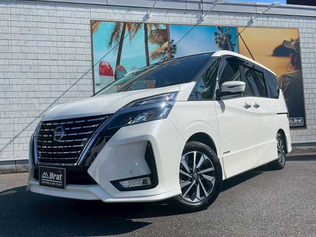 日産 セレナ ハイウェイスター V 宮崎県 2020(令2)年 4.8万km パール プロパイロット　/両側パワースライド　/フロアマット　/純正ナビ　/パーキングアシスト　/アラウンドビューモニター　/フリップダウンモニター