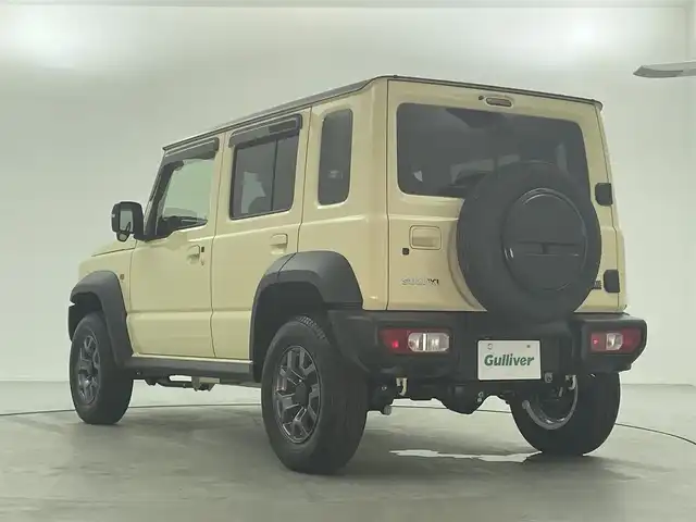 スズキ ジムニー ノマド FC 福井県 2025(令7)年 0.1千km アイボリーⅡ SUZUKI Safety Support/・デュアルセンサーブレーキサポート/・先行車発進お知らせ機能/・標識認識機能/・アダプティブクルーズコントロール/・車線逸脱警報機能/・ふらつき警報機能/・誤発進抑制機能/・後方誤発進抑制/・後退時ブレーキサポート/・オートマチックハイビーム/スペアタイヤ/ドアバイザー/純正フロアマット/シートヒーター/ミラーヒーター/色番号　E5J