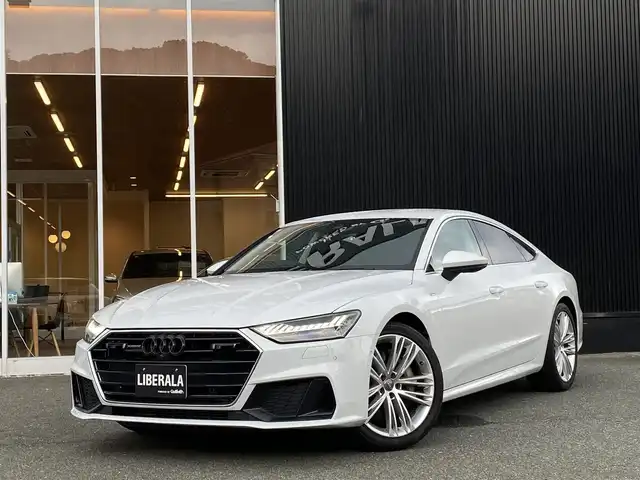 アウディ Ａ７ SB 55TFSIクワトロ デビューパッケージ 福岡県 2019(平31)年 3.8万km グレイシアホワイトメタリック アシスタンスパッケージ/レーザーライトパッケージ/リアコンフォートパッケージ/アダプティブクルーズコントロール/アウディサイドアシスト/アウディプレセンス/バーチャルコックピット/純正ナビ/フルセグTV/Bluetooth/Applecarplay/androidauto/サラウンドビューカメラ/黒革シート/全席シートヒーター/純正２０インチアルミホイール/純正ドライブレコーダー/ＥＴＣ