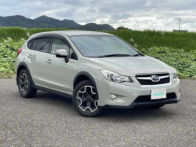 スバル インプレッサ ＸＶ 2．0i－L アイサイト 新潟県 2013(平25)年 4.9万km デザートカーキ 4WD/社外SDナビ(CN-S310WD)/CD/DVD/BT/フルセグテレビ/バックカメラ/ETC/ドライブレコーダー/衝突被害軽減ブレーキ/レーンキープアシスト/レーダークルーズコントロール/運転席パワーシート/パドルシフト/スマートキー/プッシュスタート/キセノンヘッドライト/オートライト/フォグランプ/純正17インチアルミホイール