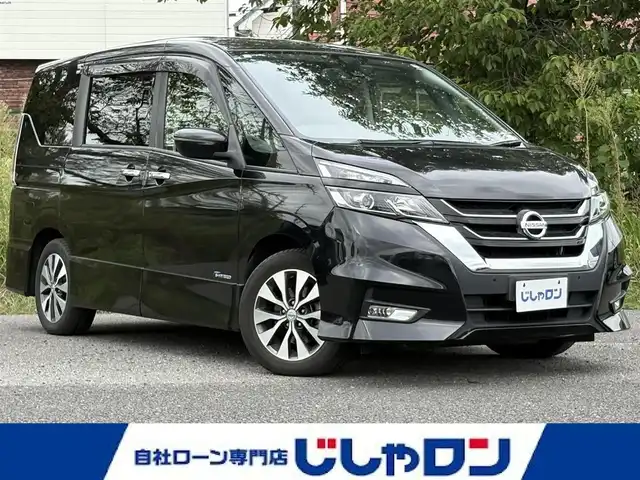日産 セレナ ハイウェイスター 埼玉県 2016(平28)年 13.5万km ダイヤモンドブラック (株)IDOMが運営する【じしゃロン鳩ヶ谷店】の自社ローン専用車両になりますこちらは現金またはオートローンご利用時の価格です。自社ローンご希望の方は別途その旨お申付け下さい/登録時134755km/プロパイロット/両側パワースライドドア/純正メモリナビ（MM516D-L）/　・AM/FM/CD/DVD/ブルーレイ/MSV(SD)/　・BT/フルセグTV/バックカメラ/純正フリップダウンモニター/プッシュスタート/スマートキーx1/レーダークルーズコントロール/エマージェンシーブレーキ/駐車支援（ソナー）/側方支援/ハンズフリーオートスライドドア/純正16インチAW/純正LEDヘッドライト/　・オートライト/フォグランプ/革巻ステアリング/　・ステアリングリモコン/電動格納機能付きウインカーミラー/後席ロールサンシェード/純正フロアマット