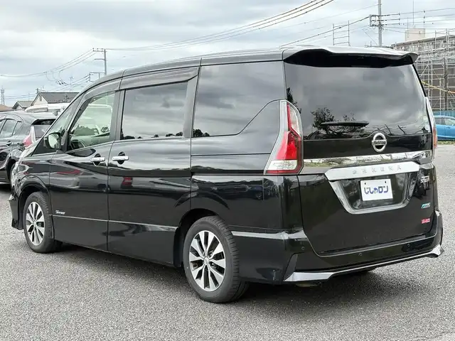 日産 セレナ ハイウェイスター 埼玉県 2016(平28)年 13.5万km ダイヤモンドブラック (株)IDOMが運営する【じしゃロン鳩ヶ谷店】の自社ローン専用車両になりますこちらは現金またはオートローンご利用時の価格です。自社ローンご希望の方は別途その旨お申付け下さい/登録時134755km/プロパイロット/両側パワースライドドア/純正メモリナビ（MM516D-L）/　・AM/FM/CD/DVD/ブルーレイ/MSV(SD)/　・BT/フルセグTV/バックカメラ/純正フリップダウンモニター/プッシュスタート/スマートキーx1/レーダークルーズコントロール/エマージェンシーブレーキ/駐車支援（ソナー）/側方支援/ハンズフリーオートスライドドア/純正16インチAW/純正LEDヘッドライト/　・オートライト/フォグランプ/革巻ステアリング/　・ステアリングリモコン/電動格納機能付きウインカーミラー/後席ロールサンシェード/純正フロアマット