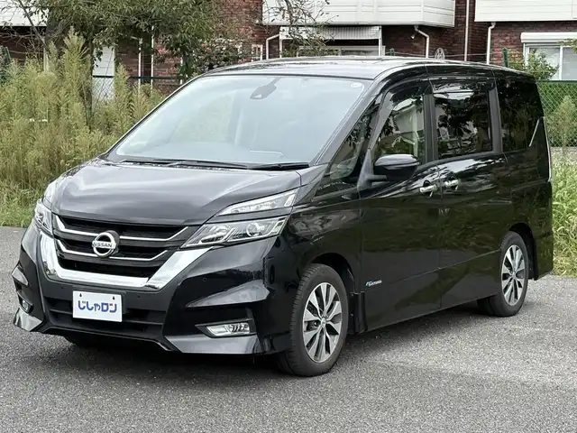 日産 セレナ ハイウェイスター 埼玉県 2016(平28)年 13.5万km ダイヤモンドブラック (株)IDOMが運営する【じしゃロン鳩ヶ谷店】の自社ローン専用車両になりますこちらは現金またはオートローンご利用時の価格です。自社ローンご希望の方は別途その旨お申付け下さい/登録時134755km/プロパイロット/両側パワースライドドア/純正メモリナビ（MM516D-L）/　・AM/FM/CD/DVD/ブルーレイ/MSV(SD)/　・BT/フルセグTV/バックカメラ/純正フリップダウンモニター/プッシュスタート/スマートキーx1/レーダークルーズコントロール/エマージェンシーブレーキ/駐車支援（ソナー）/側方支援/ハンズフリーオートスライドドア/純正16インチAW/純正LEDヘッドライト/　・オートライト/フォグランプ/革巻ステアリング/　・ステアリングリモコン/電動格納機能付きウインカーミラー/後席ロールサンシェード/純正フロアマット