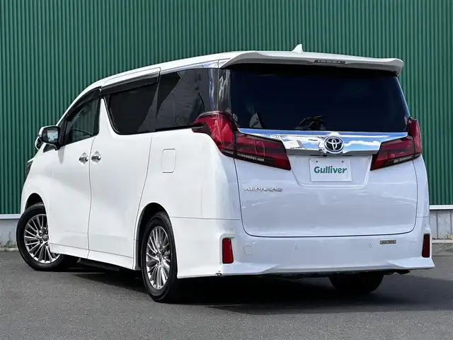 トヨタ アルファード S Cパッケージ 宮城県 2023(令5)年 4.3万km ホワイトパールクリスタルシャイン ツインムーンルーフ/スペアタイヤ/＝＝＝/セーフティセンス/・プリクラッシュセーフティ/・レーントレーシングアシスト/・レーダークルーズコントロール/・アダプティブハイビームシステム/・ロードサインアシスト/パーキングサポートブレーキ（前後方静止物）/純正12インチフリップダウンモニター/9インチディスプレイオーディオ/・ナビ機能/・Bluetooth/・AppleCarPlay/AndroidAuto/バックカメラ/ビルトインETC/ドライブレコーダー/AC100V/100W電源/パワーバックドア/両側パワースライドドア/電動ステップ/ブラック合皮シート/パワーシート（運転席メモリー機能付）/シートヒーター／ベンチレーション/ステアリングヒーター/ステアリングスイッチ/電動パーキングブレーキ/ブレーキホールド/3眼LEDヘッドランプ/フォグランプ/オートライト/スマートキー＆プッシュスタート/スペアキー/電動格納ミラー/17インチAW/フロアマット/ドアバイザー/W/サイド/カーテンエアバッグ