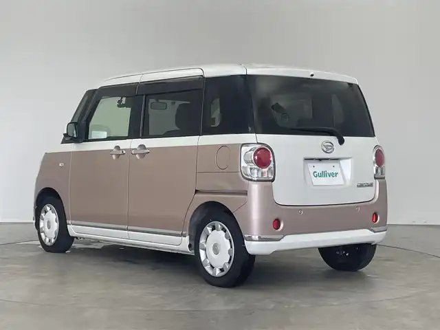 ダイハツ ムーヴ キャンバス X メイクアップ リミテッド SAⅢ 埼玉県 2018(平30)年 3万km パールホワイトⅢ/ライトローズマイカメタリックⅡ 2トーン 純正SDナビ8インチ/パノラマモニター/スマートアシスト3/ドライブレコーダー/両側パワースライドドア/LEDオートライト/オートハイビーム/コーナーセンサー/ETC