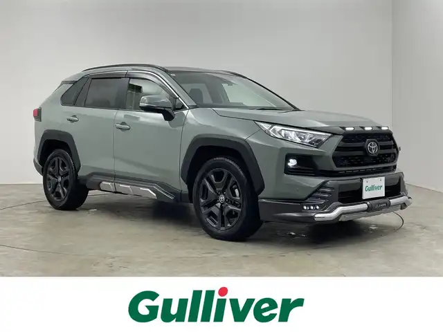 トヨタ ＲＡＶ４ アドベンチャー 埼玉県 2022(令4)年 2.3万km アーバンカーキ ＪＡＯＳエアロ　ムーンルーフ　ＡＬＰＩＮＥ９インチナビ　バックカメラ　ＢＳＭ　ビルトインＥＴＣ２．０　前後ドラレコ　レーダークルーズ　ステアリングヒーター　シートヒーター　ベンチレーション　ＨＤＭＩ