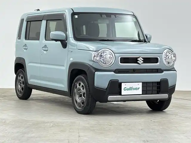 スズキ ハスラー HYBRID G ターボ 千葉県 2021(令3)年 0.7万km オフブルーM 純正9インチナビ/フルセグTV/Bluetooth接続/バックカメラ 全方位カメラ/前席シートヒーター/スマートキー/アダプティブクルーズコントロール/デュアルレーダーブレーキサポート/車線逸脱アラート/ビルトインETC/パドルシフト/アイドリングストップ