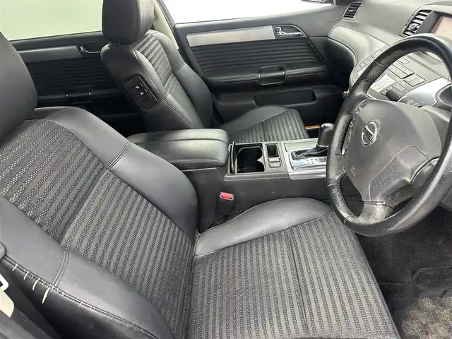日産 フーガ 250GT 愛知県 2007(平19)年 15.9万km スーパーブラック ・電動格納ミラー/・ヘッドライトレベライザー/・純正マルチナビゲーション/・ハーフレザー調シート/・純正１７インチアルミ