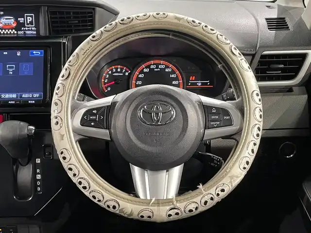 トヨタ ルーミー G－T 愛知県 2017(平29)年 2万km ファインブルーマイカメタリック 純正9インチナビ/両側パワースライドドア/衝突軽減ブレーキ/レーンキープアシスト/先行車発進お知らせ/クルーズコントロール/シートヒーター/バックカメラ/ドライブレコーダー/ＥＴＣ/純正フロアマット/アクセサリーソケット/ISOFIX/プッシュスタート