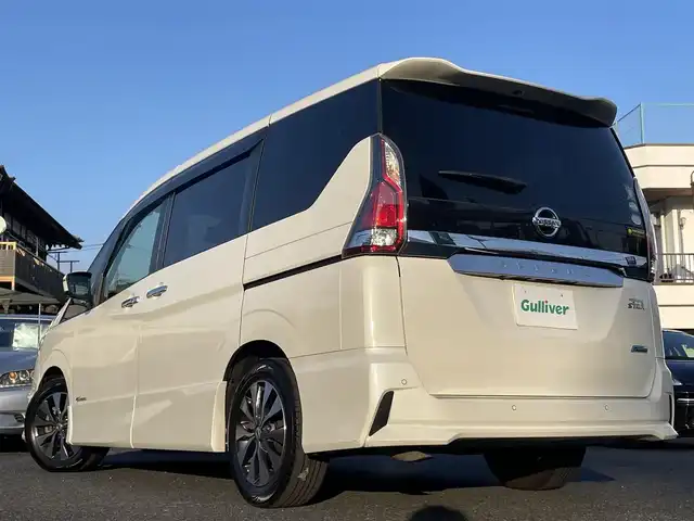 日産 セレナ ハイウェイスター G 東京都 2016(平28)年 9万km ブリリアントホワイトパール ・ワンオーナー/・デジタルインナーミラー/・純正ナビ/・Bluetooth/・フルセグテレビ/・全方位カメラ/・両側パワースライドドア/・ドライブレコーダー（前後）/・衝突軽減ブレーキ/・横滑り防止機能/・プッシュスタート/・ETC/・シートヒーター/・保証書/・取説