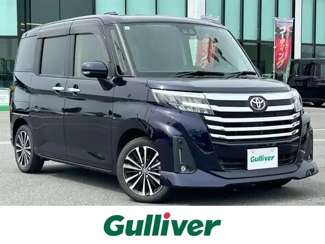 トヨタ ルーミー カスタムG－T 奈良県 2021(令3)年 3万km クールバイオレットクリスタルシャイン 純正９インチナビ　/全方位カメラ　/前後ドライブレコーダー　/両側パワースライドドア　/ビルトインＥＴＣ　/クルーズコントロール　/シートヒーター　/ＬＥＤヘッドライト　/衝突被害軽減システム　/クリアランスソナー/AUTOHOLD