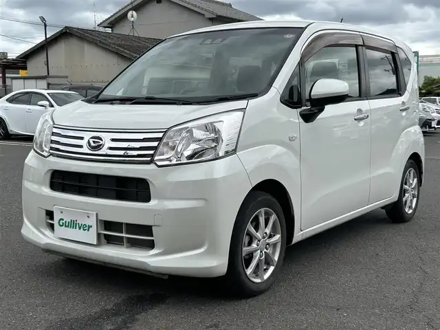 ダイハツ ムーヴ X リミテッド SAⅢ 広島県 2018(平30)年 1.4万km パールホワイトⅢ ワンオーナー/純正ナビ/[CD/DVD/ワンセグTV/Bluetooth]/シートヒーター/[D席]/衝突被害軽減システム/オートライト/オートマチックハイビーム/レーンキープアシスト/プッシュスタート/アイドリングストップ/オートリトラミラー/スペアキー/純正フロアマット/純正14インチAW/USB[2口]/保証書