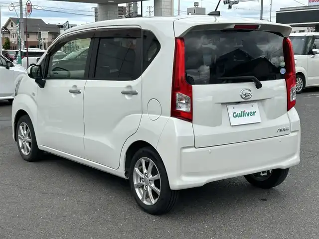 ダイハツ ムーヴ X リミテッド SAⅢ 広島県 2018(平30)年 1.4万km パールホワイトⅢ ワンオーナー/純正ナビ/[CD/DVD/ワンセグTV/Bluetooth]/シートヒーター/[D席]/衝突被害軽減システム/オートライト/オートマチックハイビーム/レーンキープアシスト/プッシュスタート/アイドリングストップ/オートリトラミラー/スペアキー/純正フロアマット/純正14インチAW/USB[2口]/保証書