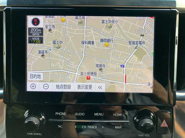 トヨタ アルファード S タイプゴールド 静岡県 2020(令2)年 5.8万km ホワイトパールクリスタルシャイン エンジンスタートボタン/保証書/取扱説明書/パワーステアリング/パワーウィンドウ/スマートキー/Wオートエアコン/スペアキー１本/クルーズコントロール/フリップダウンモニター/USB入力端子/ETC/バックカメラ/純正9インチSDナビ（BT/フルセグ）/三列シート/ドライブレコーダー前後/ウォークスルー/純正フロアマット/ハーフレザー/両側パワースライドドア/純正18インチアルミホイール/社外19インチアルミホイール（サマータイヤ）トランク内有/ABS/横滑り防止装置/コーナーセンサー前後/レーンキープアシスト/盗難防止装置/オートライト/オートマチックハイビーム/三眼LEDヘッドライト/Wプラスサイドエアバック/衝突軽減システム/カーテンエアバック/BSM(ブラインドスポットモニター)