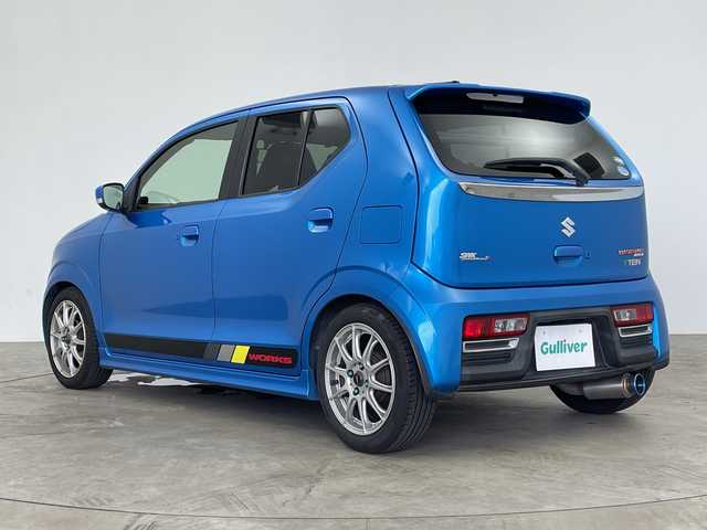 スズキ アルト ワークス 鹿児島県 2019(令1)年 9.3万km ブリスクブルーM 純正ナビ　/ＮＡＲＤＩ製ステアリンｂグ　/ＴＥＩＮ車高調　/社外ドライブレコーダー　/純正レカロシート　/社外マフラー　/社外ブースト計　/フロアパフォーマンスバー　/ＨＫＳブローバルブ　/社外エアフィルダー　/社外CPU/ピラーバー/ＥＴＣ