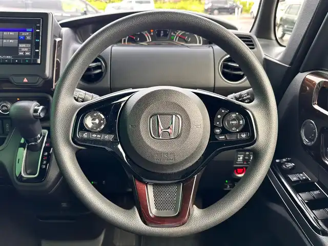 ホンダ Ｎ ＢＯＸ カスタム L コーディネートスタイル 宮城県 2021(令3)年 3.6万km 紺Ⅱ 地図SD未到着・要確認/純正7インチナビ/(CD/SD/USB)/バックカメラ/ホンダセンシング/・衝突軽減ブレーキ（CMBS）/・路外逸脱抑制機/・パーキングセンサー/・先行車発進検知/・標識認識/・レーダークルーズコントロール/・オートハイビーム/ETC/シートヒーター(D＋N席)/両側パワースライドドア/オートエアコン(ナノイー)/ステアリングスイッチ/サンシェード/リアシートドリンクホルダートレイ/プッシュスタート＆スマートキー/ウインカー付き電動格納ミラー/横滑り防止/オートライト/LEDヘッドライト/フォグランプ/純正フロアマット/純正14インチAW