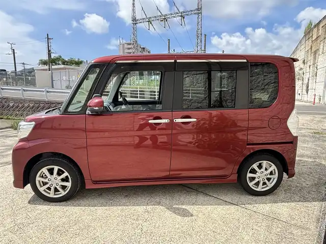 スバル シフォン カスタムR スマートアシスト 長崎県 2018(平30)年 2.4万km ファイアークォーツレッドM 純正メモリナビ/（CD/DVD/BT/ワンセグ）/バックカメラ/衝突軽減ブレーキ/片側パワースライドドア/ステアリングスイッチ/オートライト/前後ドライブレコーダー/スマートキー/プッシュスタート/純正14インチAW